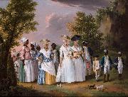 Free Women of Color with their Children and Servants in a Landscape,